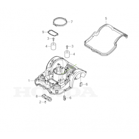 MiiMO HRM40 HRM40LIVE Couvercle Nez de Charge pour Robot MiiMO HONDA