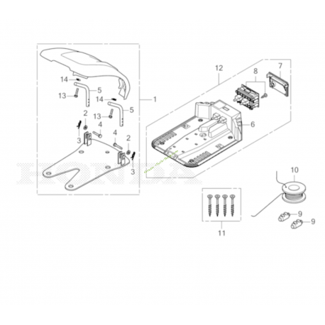 Platine PCB de Station de Charge pour Robot MiiMO HONDA 80013-Y0E-003