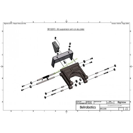 Kit suspension pour Robot BELROBOTICS BR12290